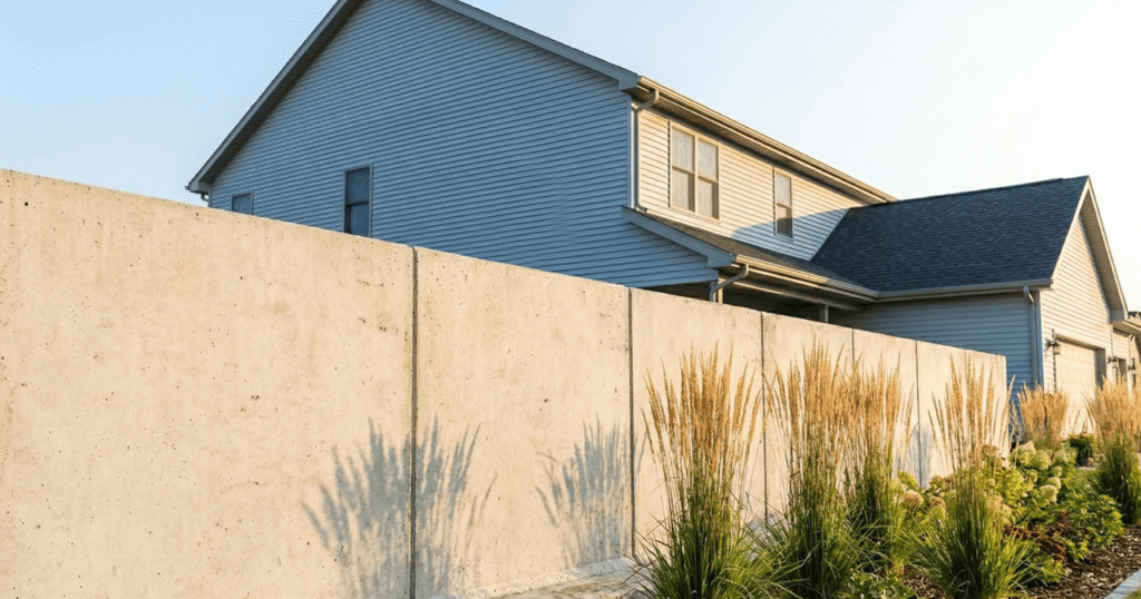 Ogrodzenia betonowe typu L